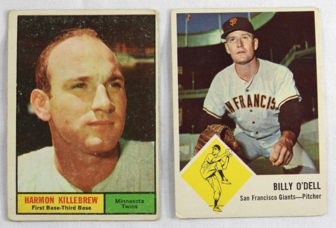 Billy O'Dell & Harmon Killebrew Cards (1 of 2)