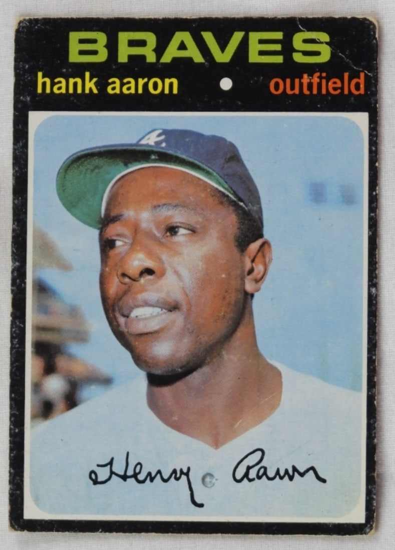 Hank Aaron TOPPS #400 Baseball Cards G (1 of 2)