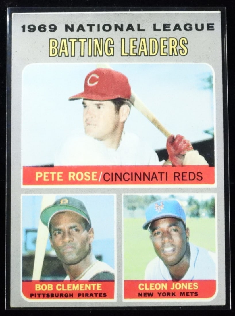 TOPPS #61 Batting Leaders VG: Crisp corners