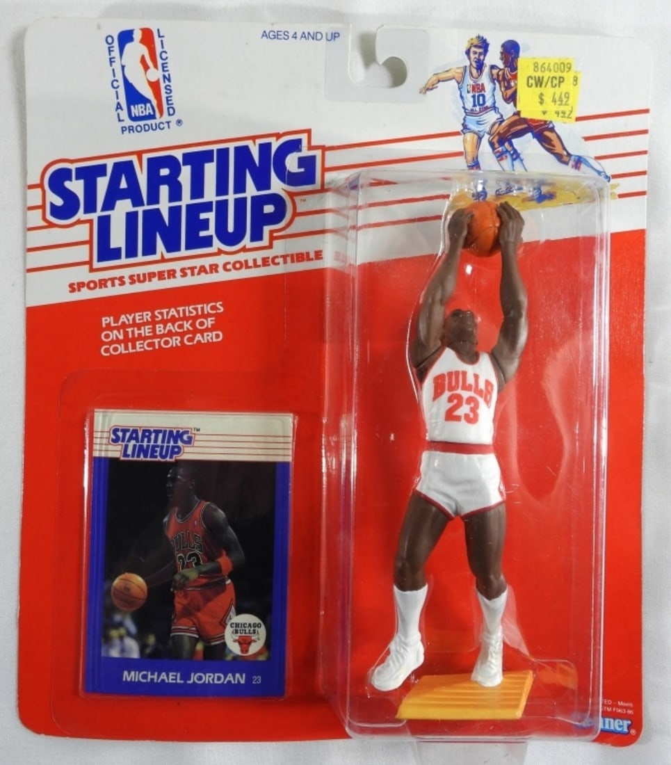 Starting Lineup Michael Jordan Action Figure: Still in box unopened. In good condition