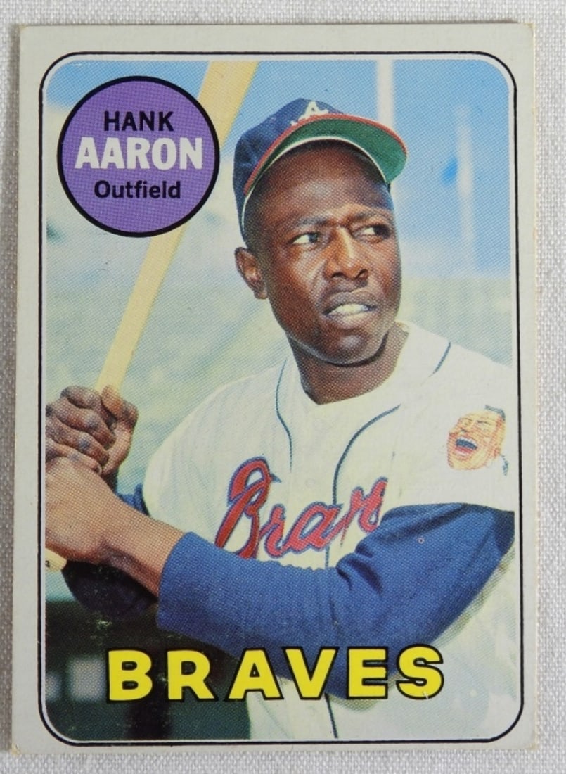 Hank Aaron TOPPS #100 Card (1 of 2)