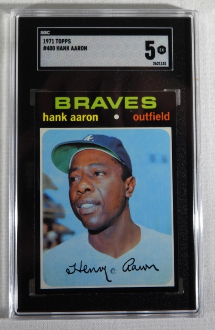 SGC 1971 TOPPS #400 Hank Aaron 5 EX (1 of 2)