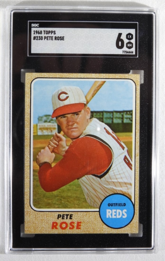 SGC 1968 TOPPS #230 Pete Rose 6 EX NM (1 of 2)