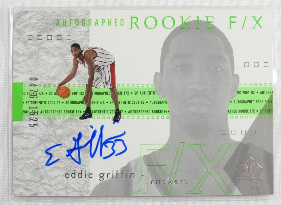 Autographed Rookie F/X Eddie Griffin VG: Sharp corners and crisp color