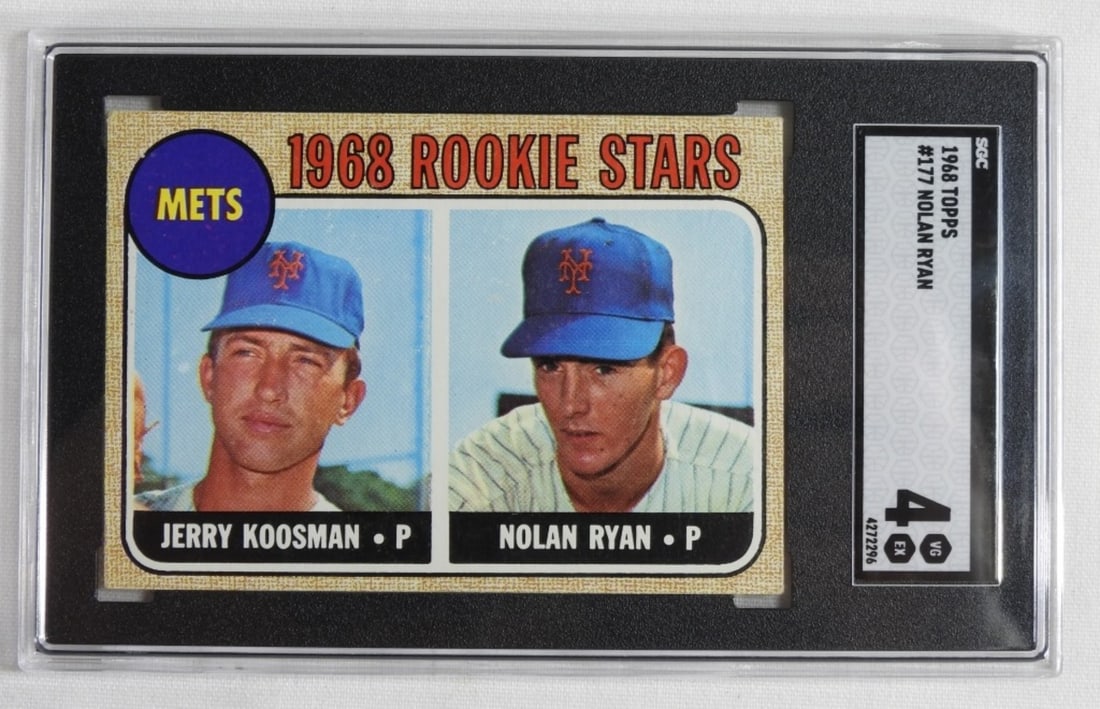 SGC Graded 4, 1968 TOPPS #177 Nolan Ryan (1 of 2)