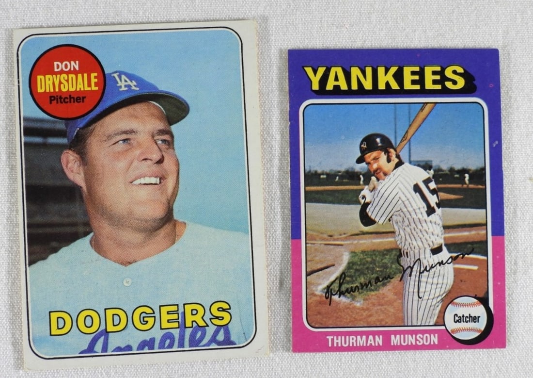 (2) TOPPS Baseball Cards VG (1 of 2)