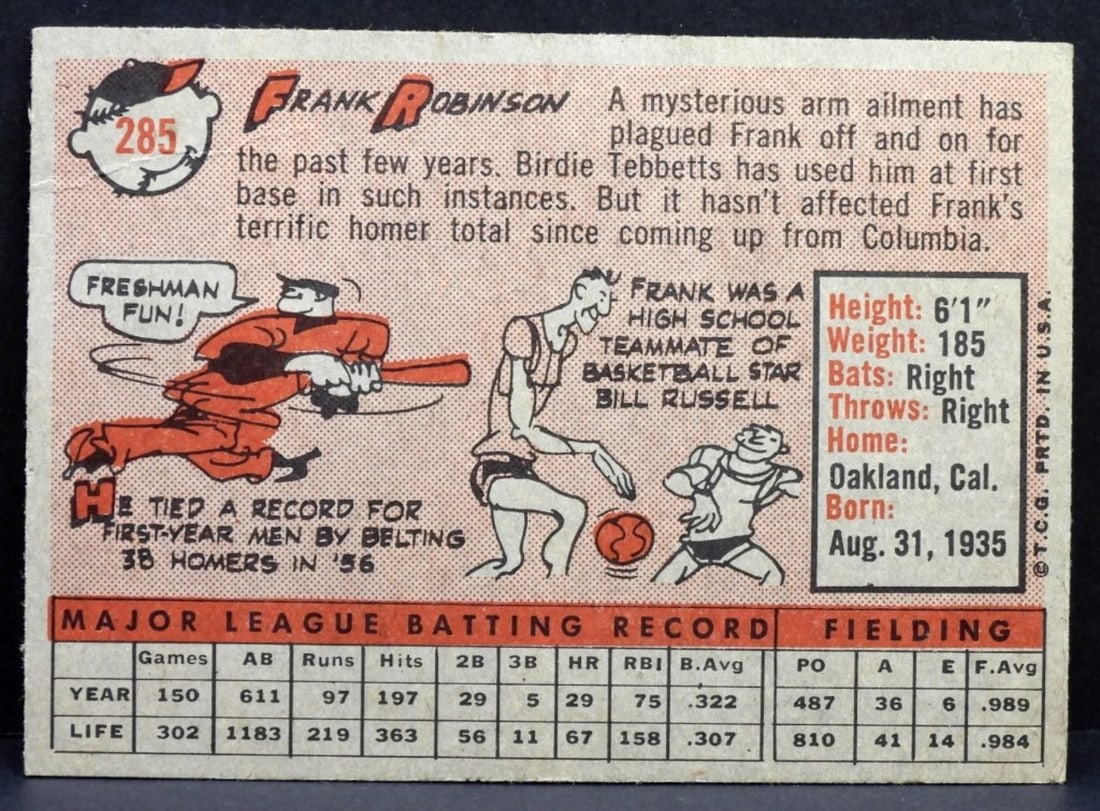Frank Robinson TOPPS #285 - 2