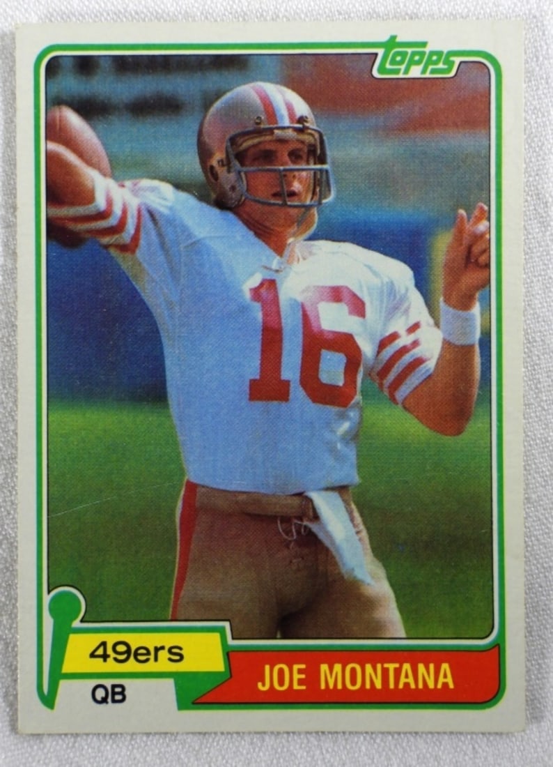 Joe Montana TOPPS #216 Card (1 of 2)