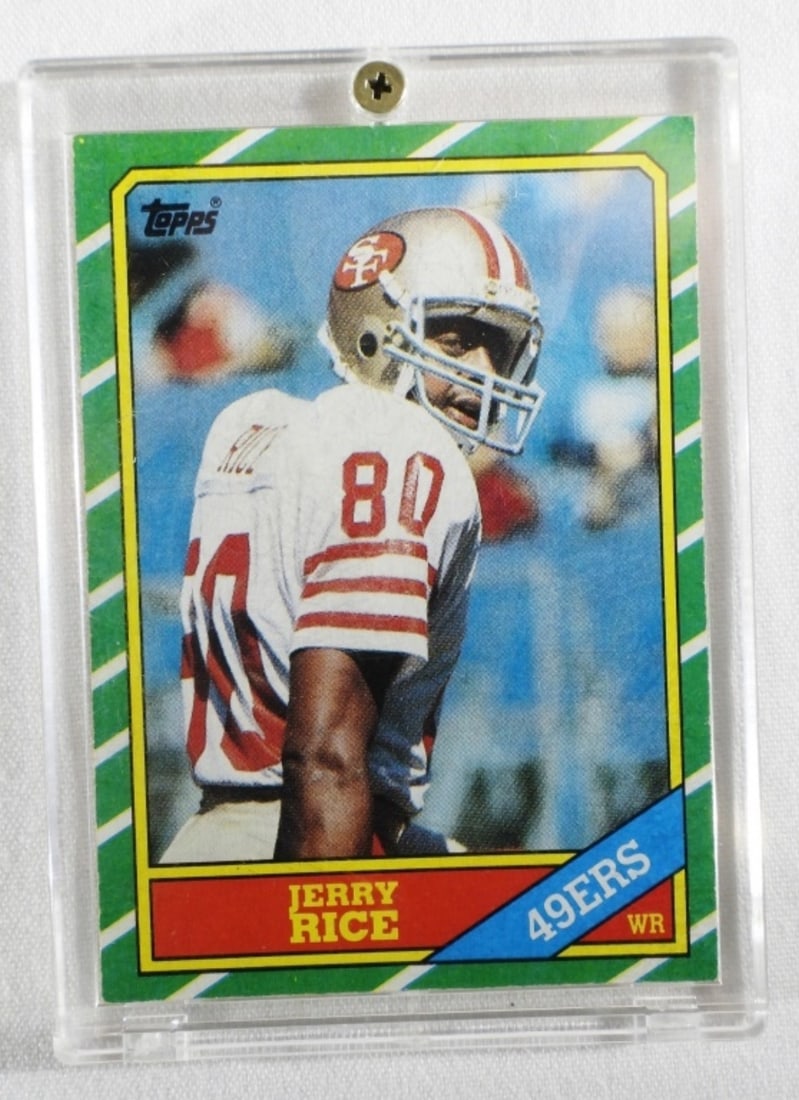 Jerry Rice TOPPS #161 Card: Comes in a case