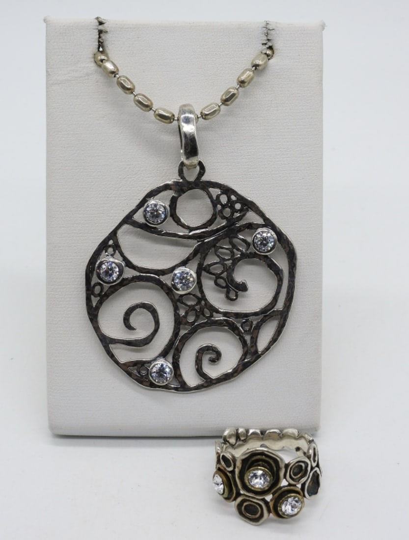 Grace & Heart Sterling Gemstone Set (1 of 2)