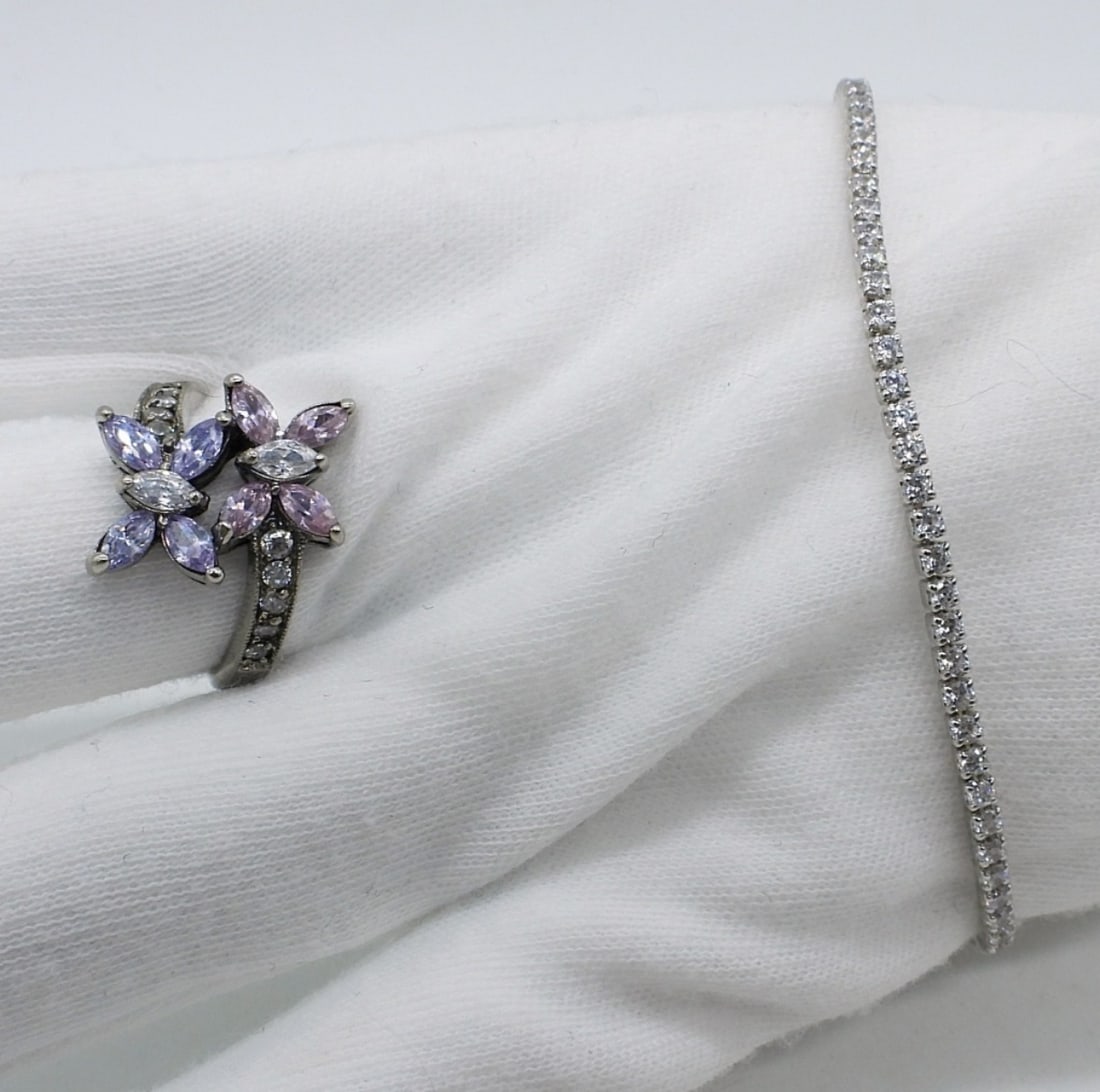 Simulated Diamond 925 Set - 2