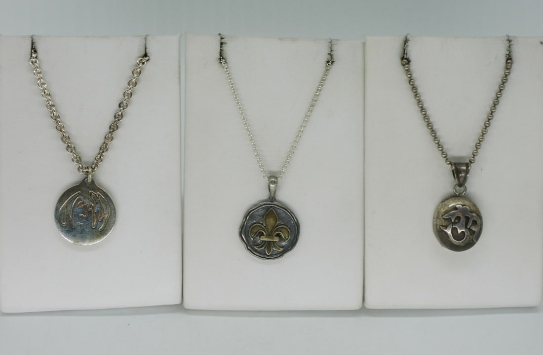 John Lennon 925 Necklace & 2 Others (1 of 5)