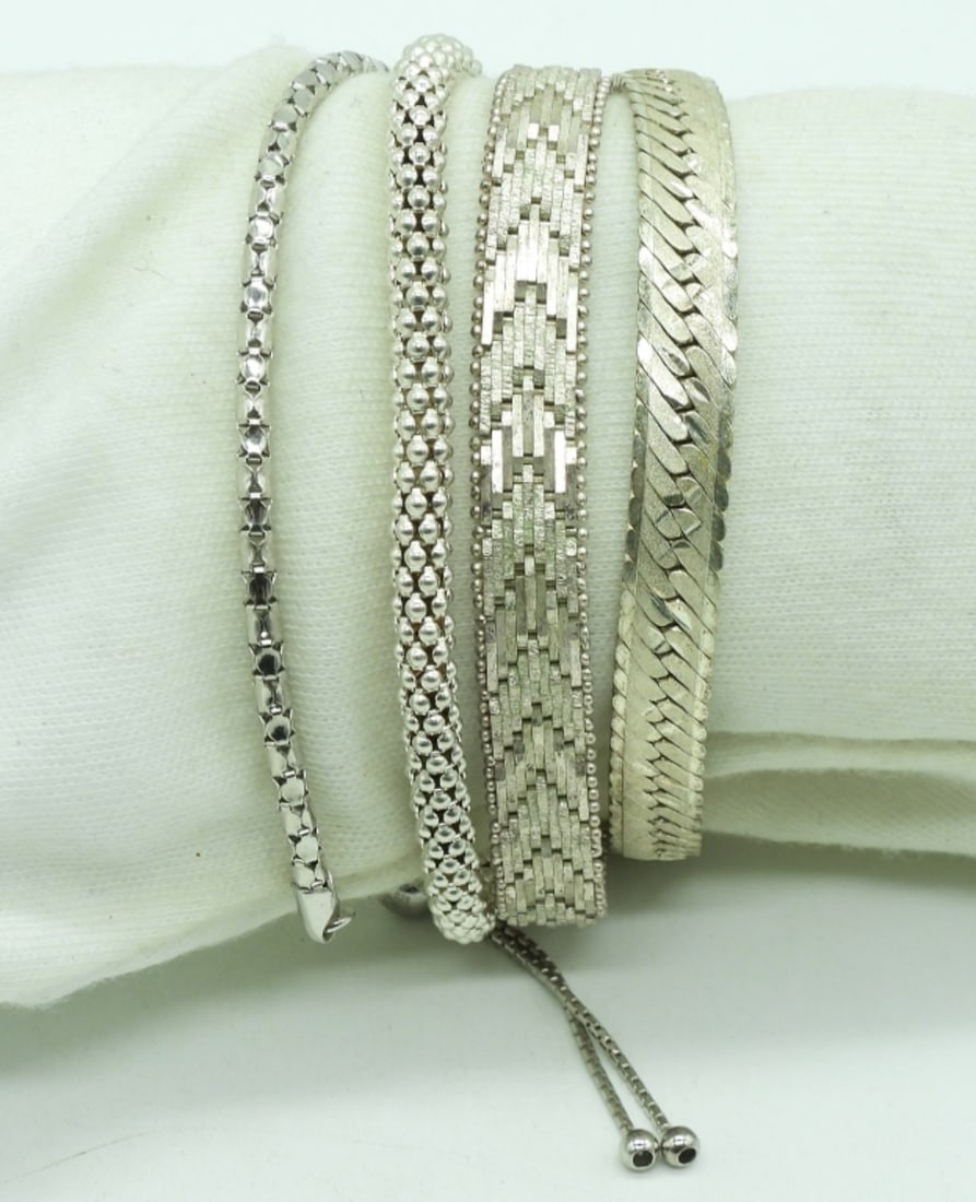 Four Sterling Bracelets (1 of 1)