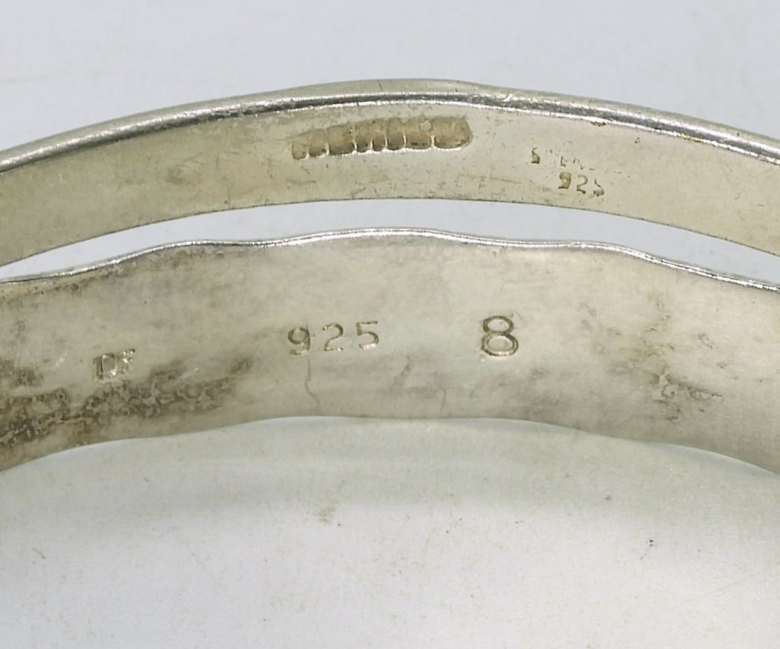 Two Sterling Bangle Bracelets - 2