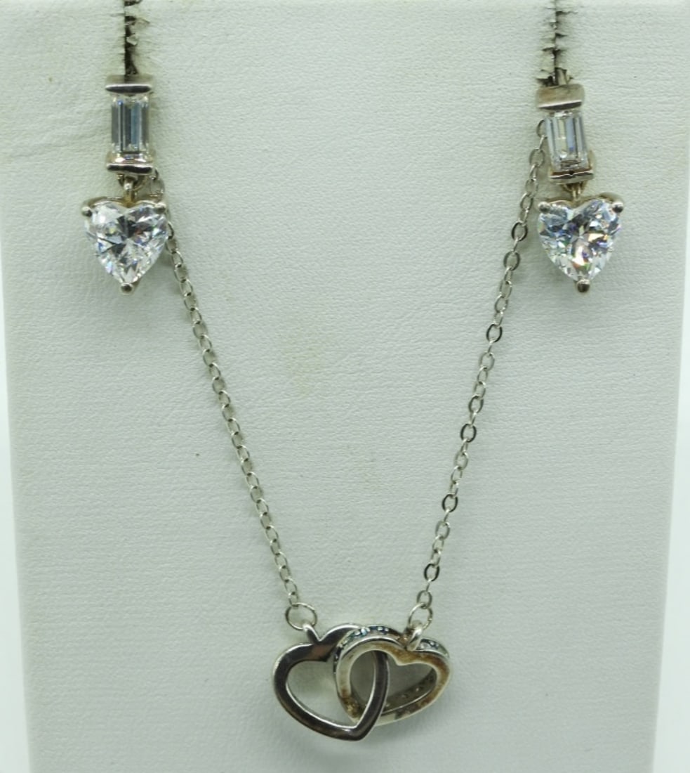 Simulated Diamond Heart Set - 2