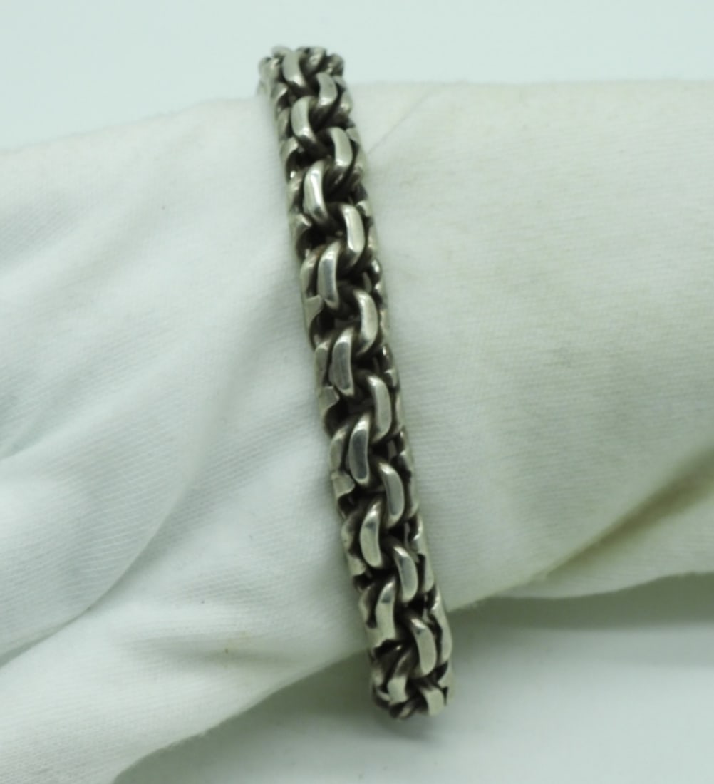 Taxco Heavy Sterling Bracelet (1 of 2)