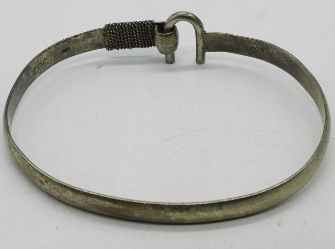 2 Sterling Bracelets, Cuff & Bangle - 4