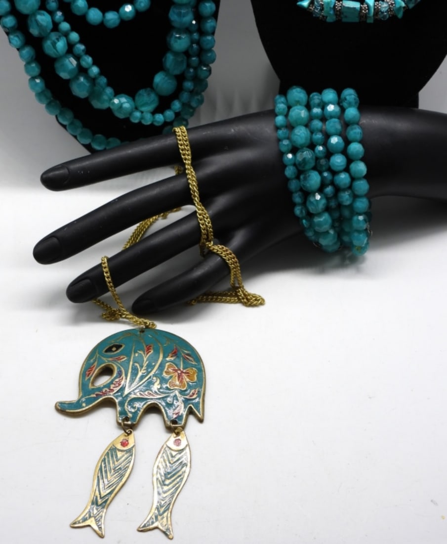 Turquoise Colored Lot - 3