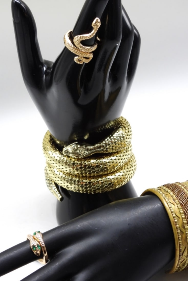 (2) Bracelets & (2) Snake Rings - 2