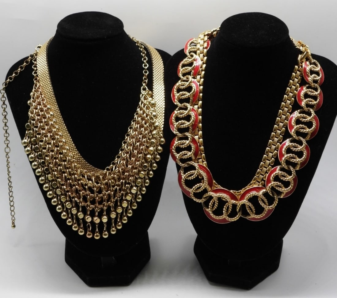 (4) Statement Necklaces: Check us out today online!