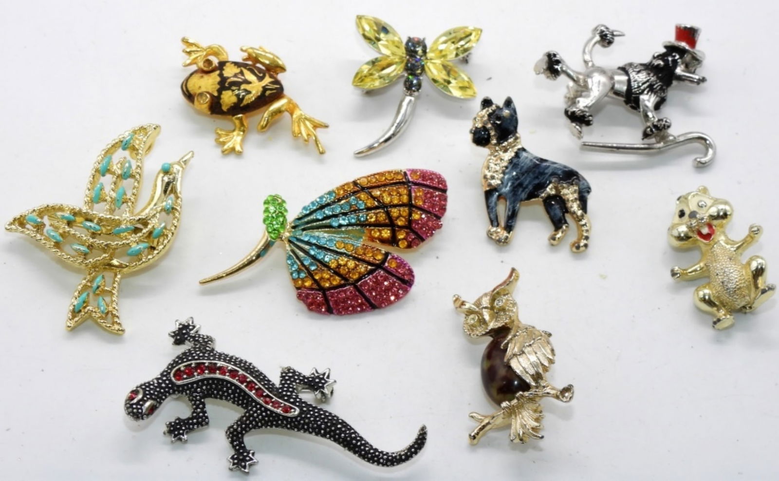 (9) Animal Brooches: www.vintageauctionsonline.com