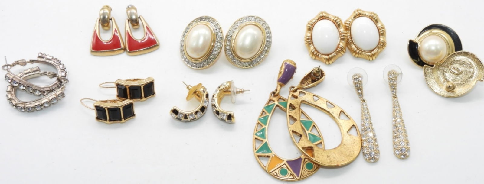 (9) Fashion Gold-Tone Earrings: Check us out today!
