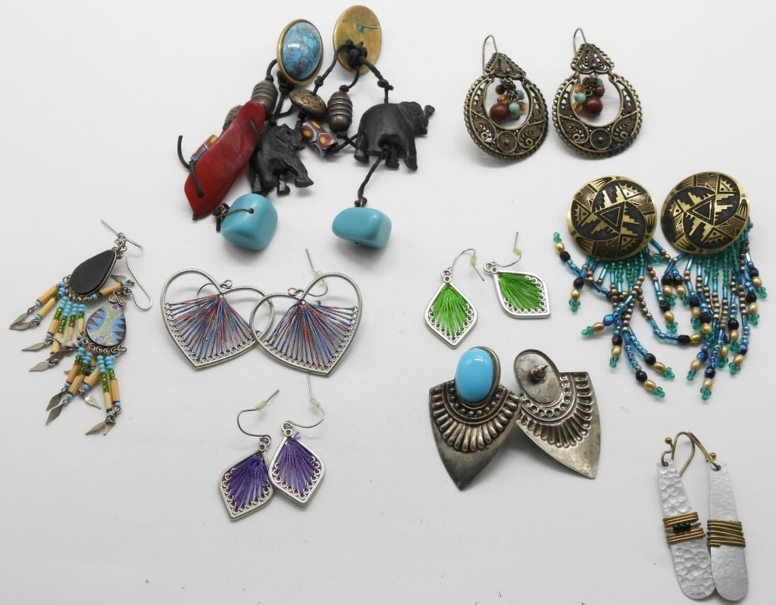 (9) Unique Pierced Sets Of Earrings: Check us out today!