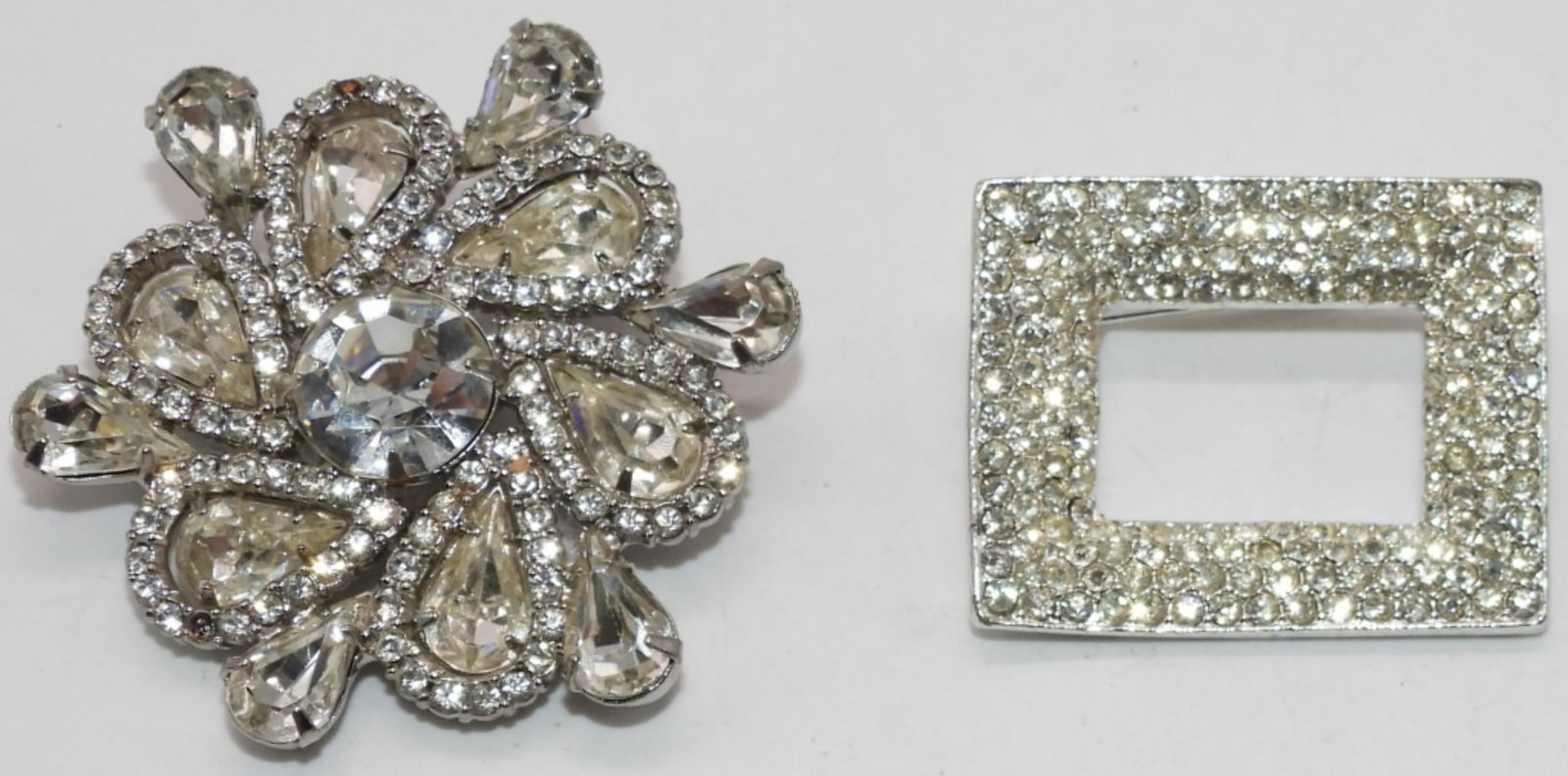 (6) Silver-Tone Brooches - 2