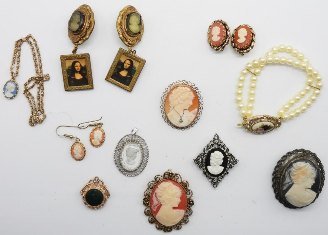 Cameo Earrings & More: All In Great Condition