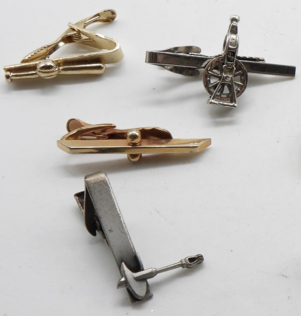 (10) Tie Clips - 2