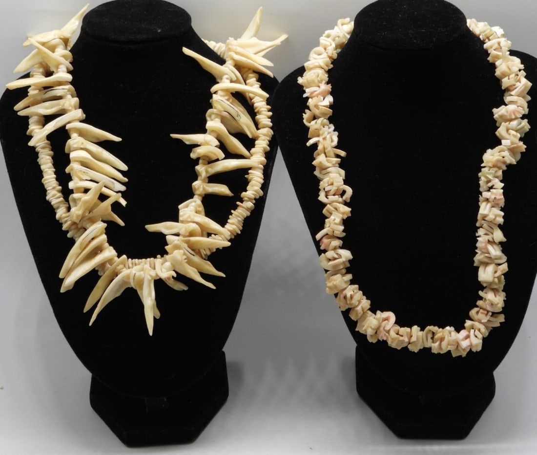 (3) Tan Colored Necklaces: Fun pieces