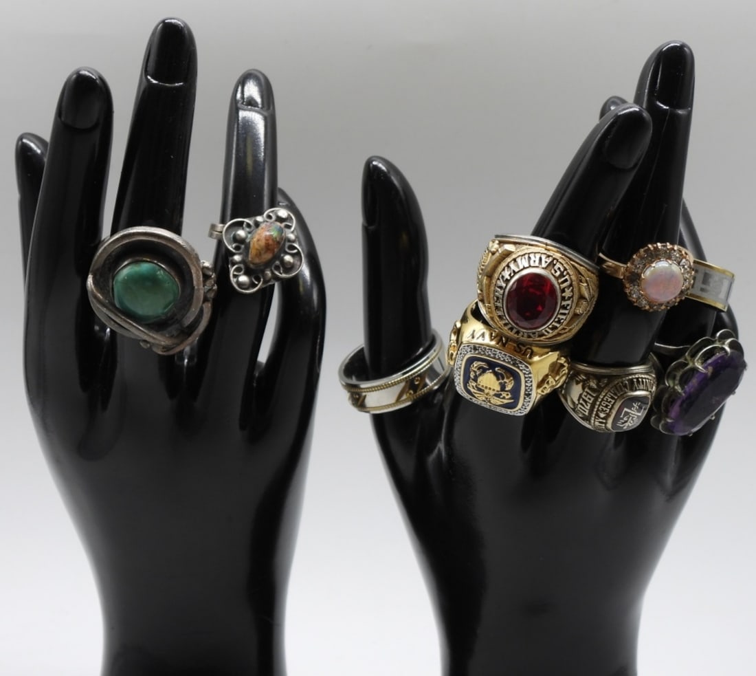 (9) Fashion Rings: Sizes range from 6-12