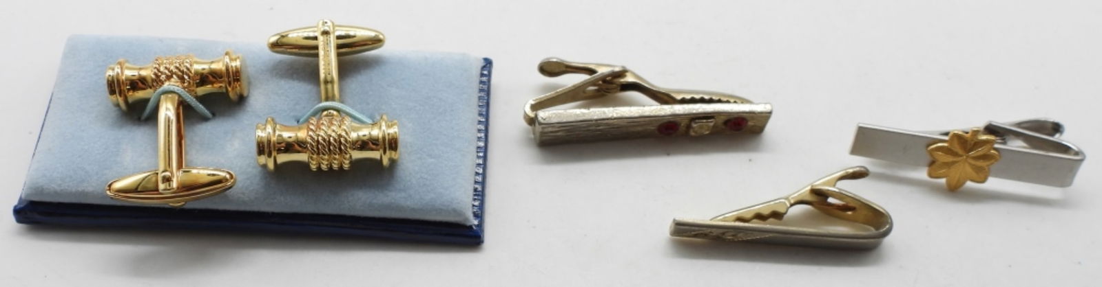 (4) Fashion Accessories: Cuff links & tie clips