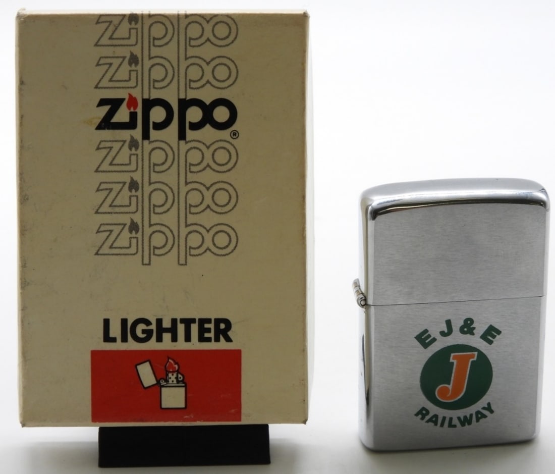 EJ&E Railway Advertising Zippo 1979 Unfired (1 of 5)