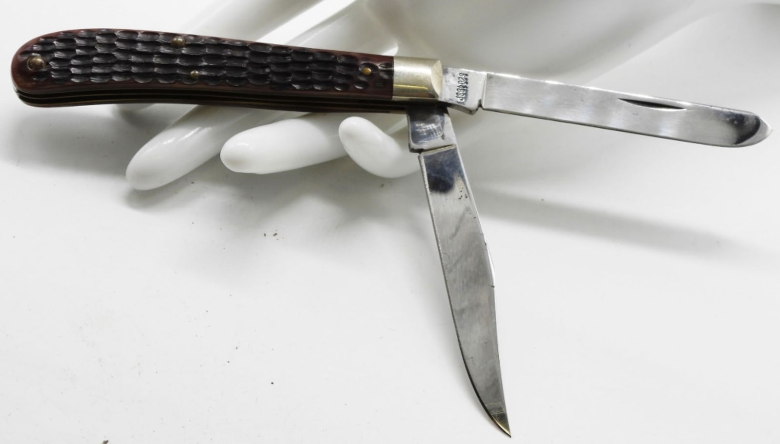 Case Red Jigged Bone Knife: Opens and closes, no rust, no issues