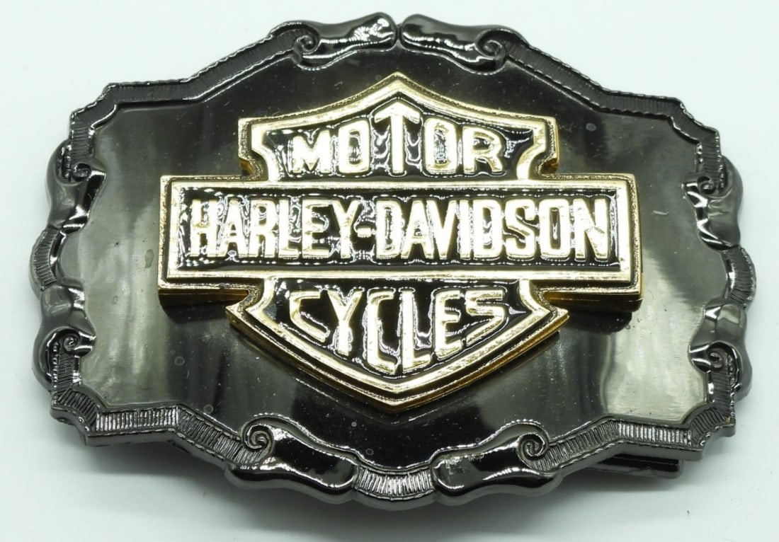 Motor Harley-Davidson Cycles Belt Buckle (1 of 2)
