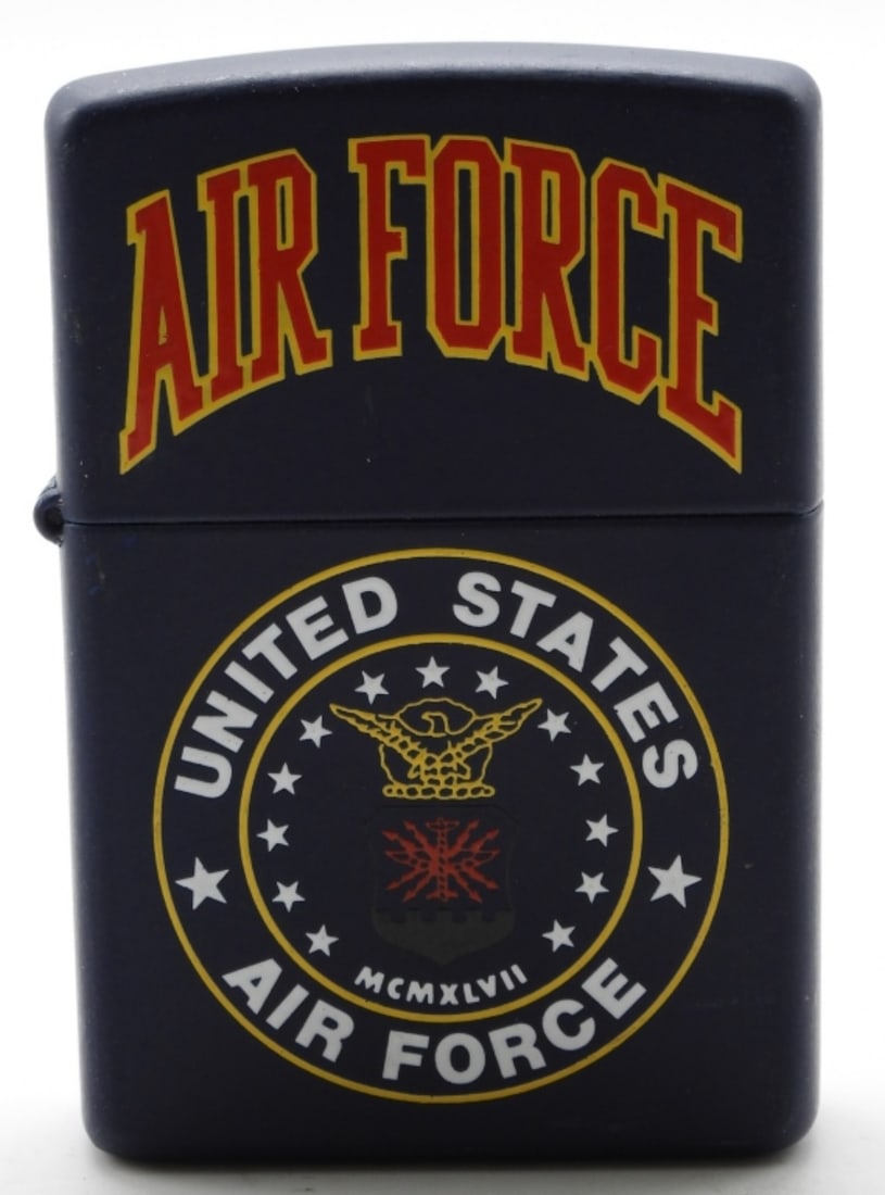 United States Air Force Zippo 2004 Sealed: Sealed. 2004 Air Force logo on the front. Does not come in a box