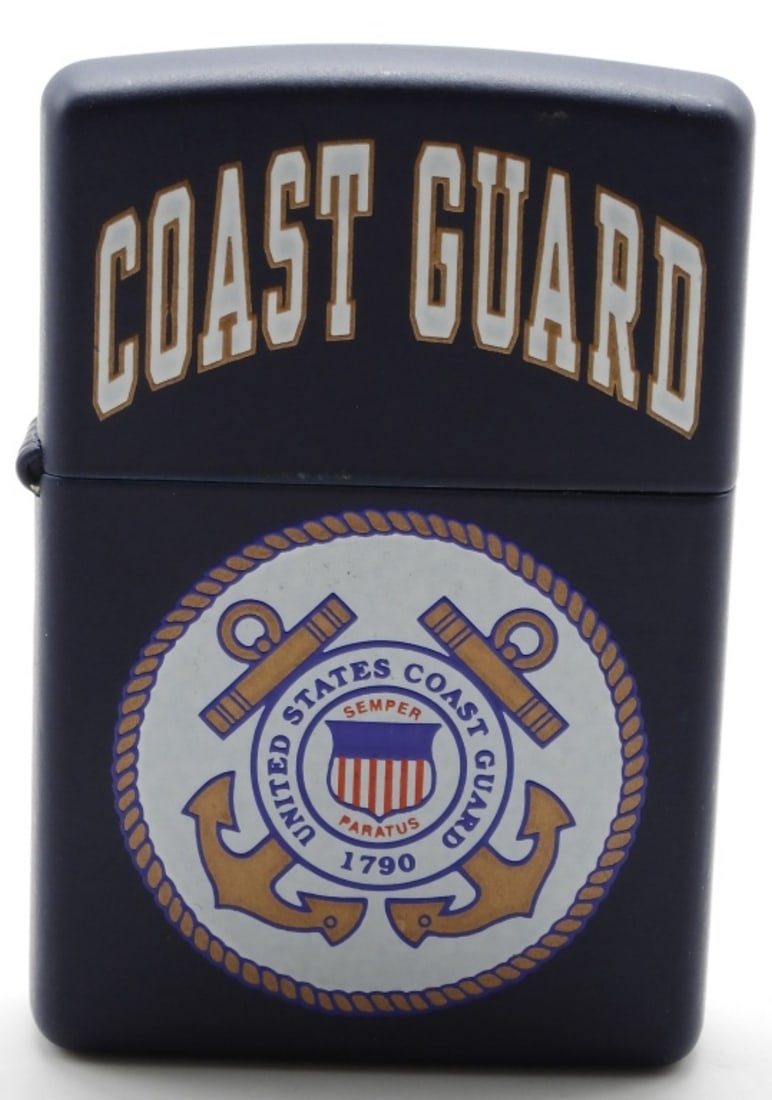 2004 United States Coast Guard Zippo Sealed: Sealed. 2004 Coast Guard logo on the front. Does not come with a box