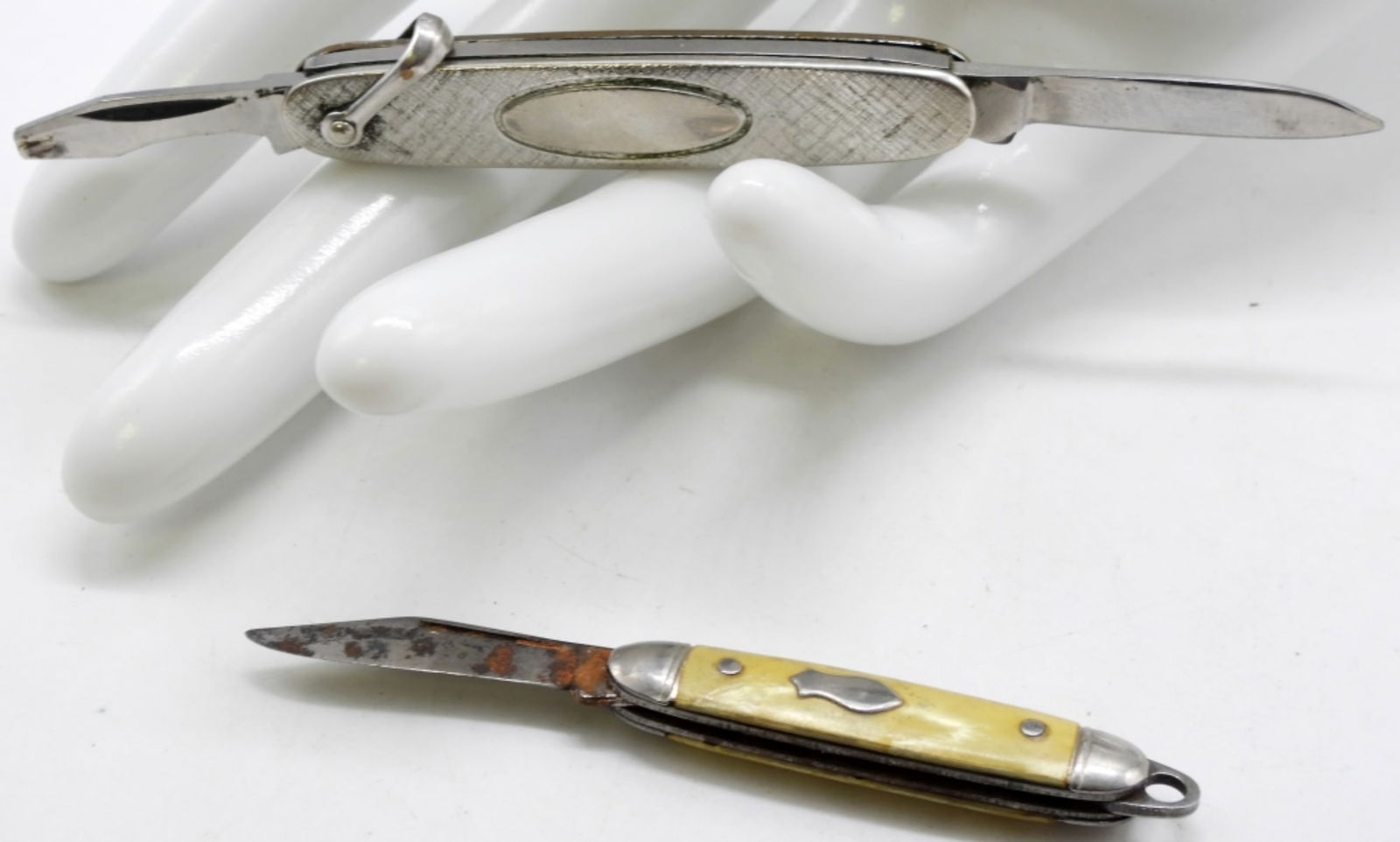 Mini Folding Pocket Knife & Mini 2 Blade Knife (1 of 2)