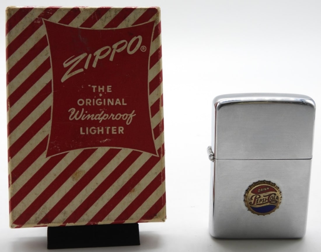 Pepsi-Cola Raised Bottle Cap Pat. 2917191 Zippo (1 of 4)