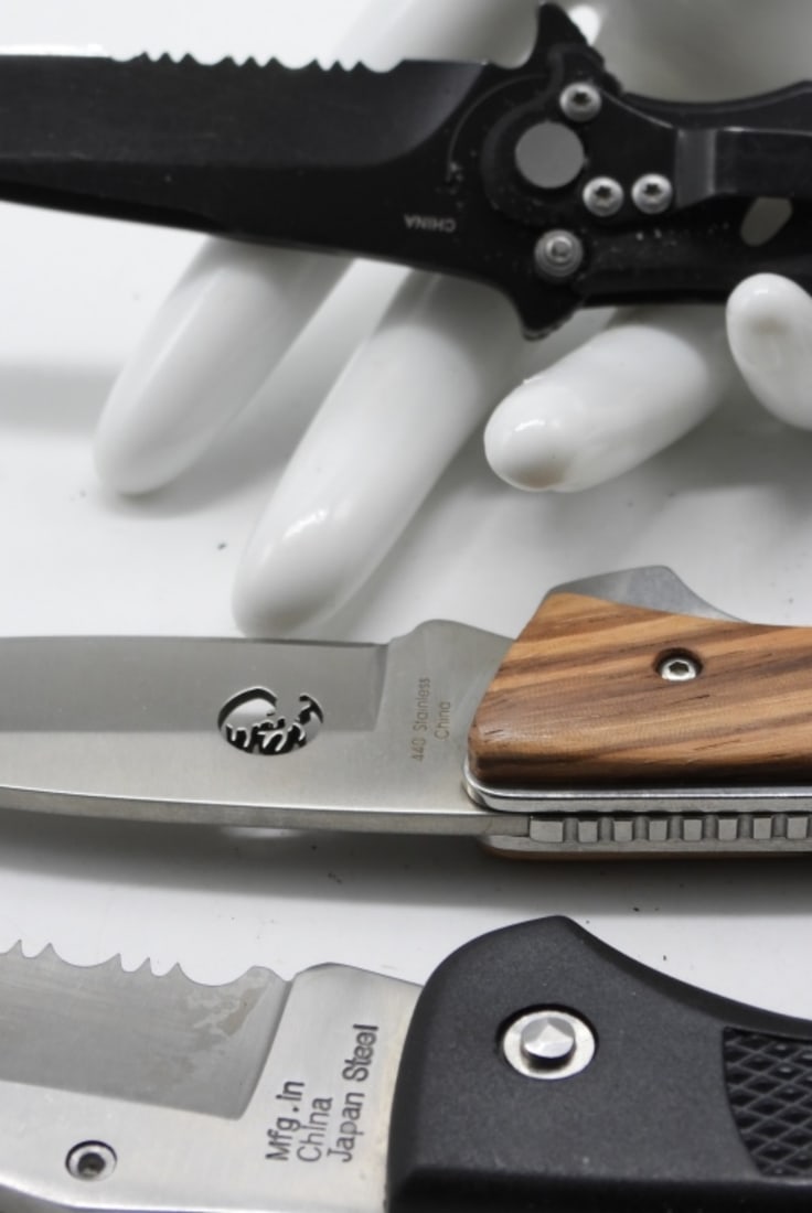 (3) Lock-Back Pocket Knives - 3