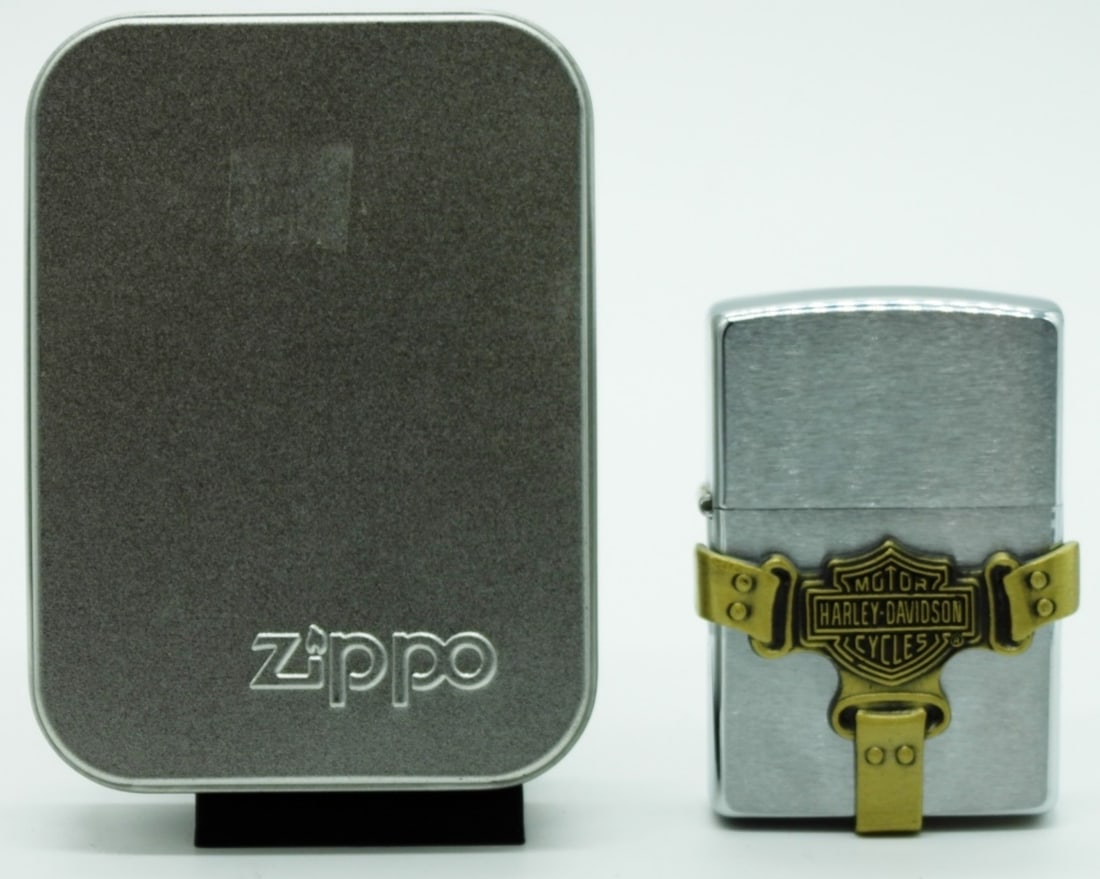1998 Harley-Davidson Bootstrap Zippo Unfired: Unfired. Does not comes in a tin case