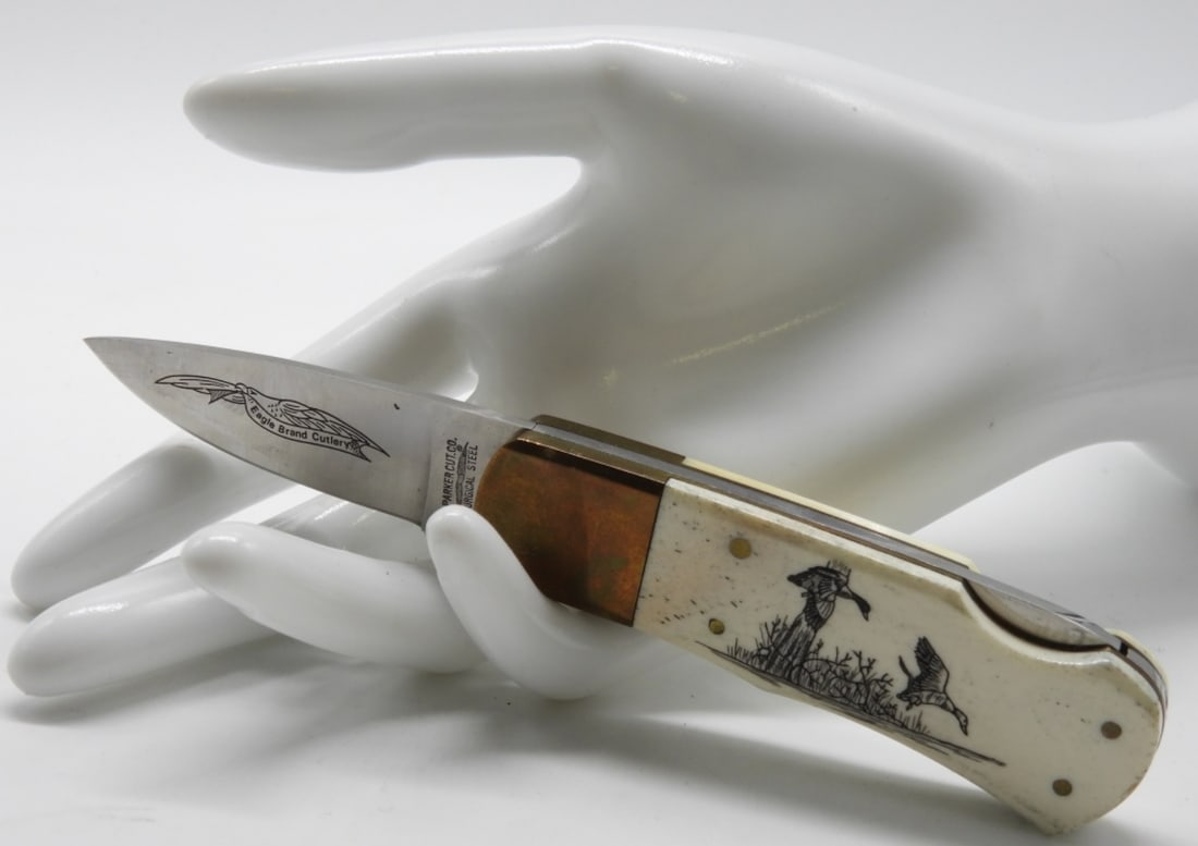 Eagle Brand Cutlery Parker Cut Co. Knife: Duck handle