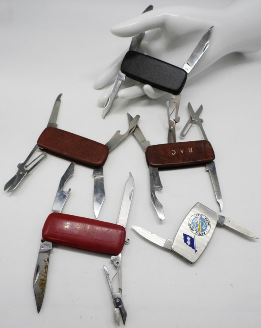 (5) Flat Utility Pocket Knives - 2