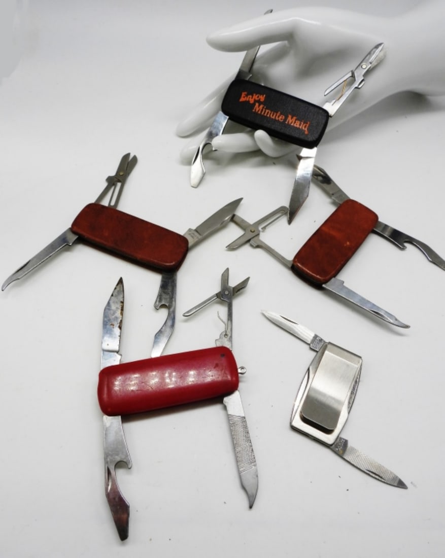 (5) Flat Utility Pocket Knives - 3