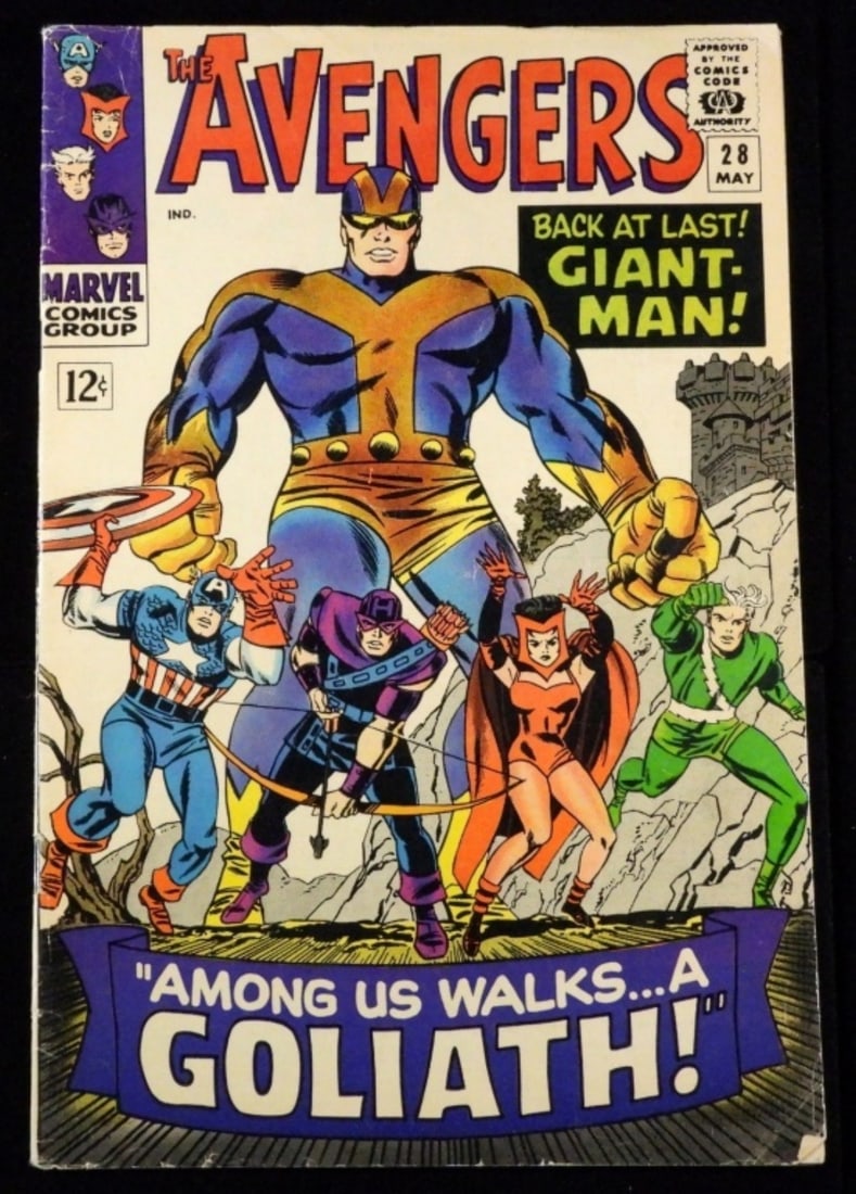 The Avengers #28: GD/VG First appearance of The Collector, Giant-Man Goliath