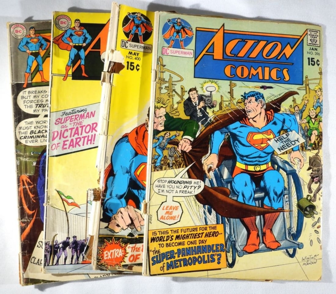 (4) DC Action Comics Poor-VG (1 of 3)