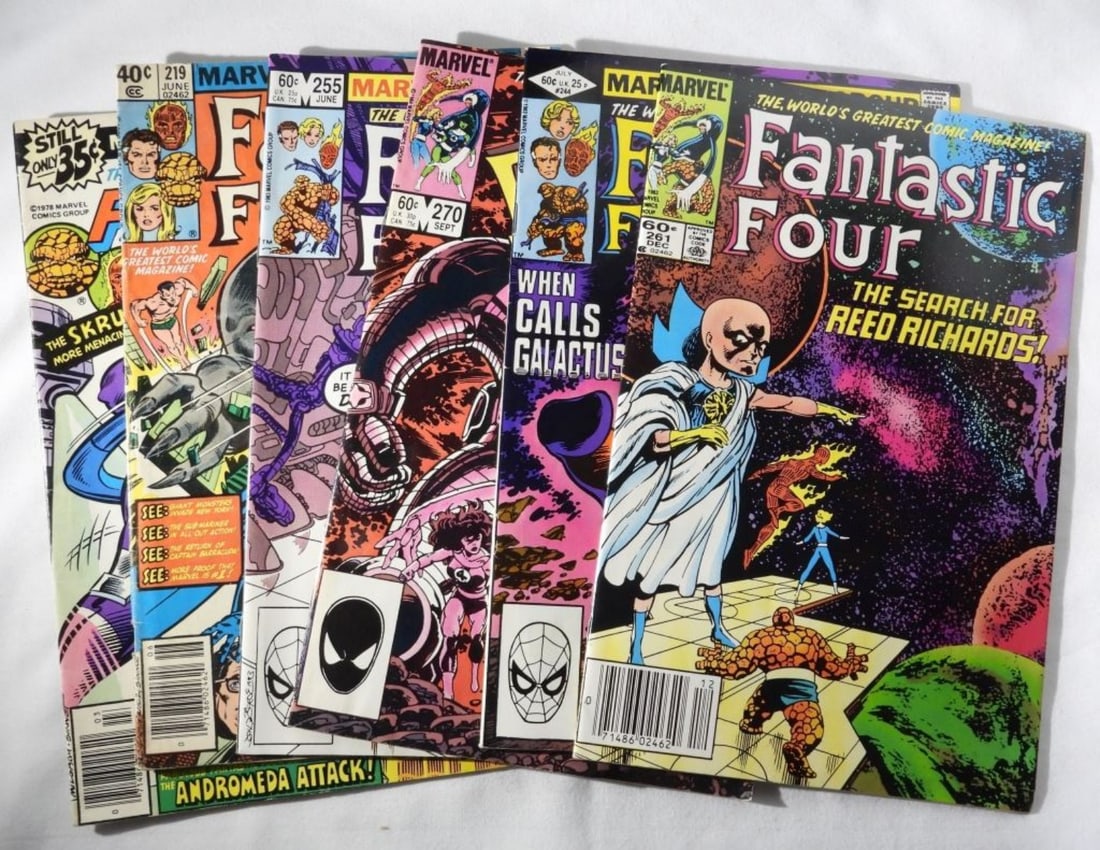 (6) Marvel Fantastic Four Silver & Bronze Age (1 of 2)