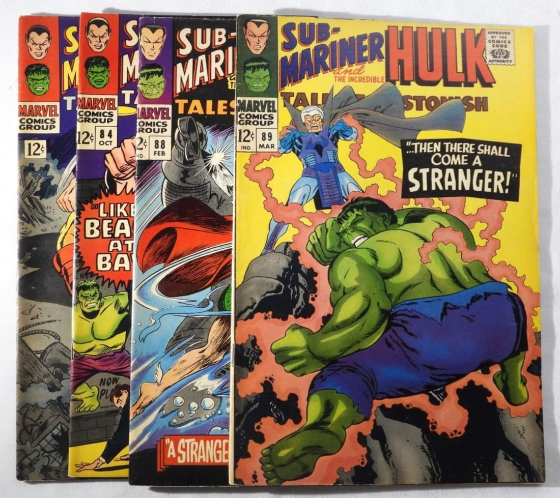 (4) Sub-Mariner & The Incredible Hulk VG (1 of 3)