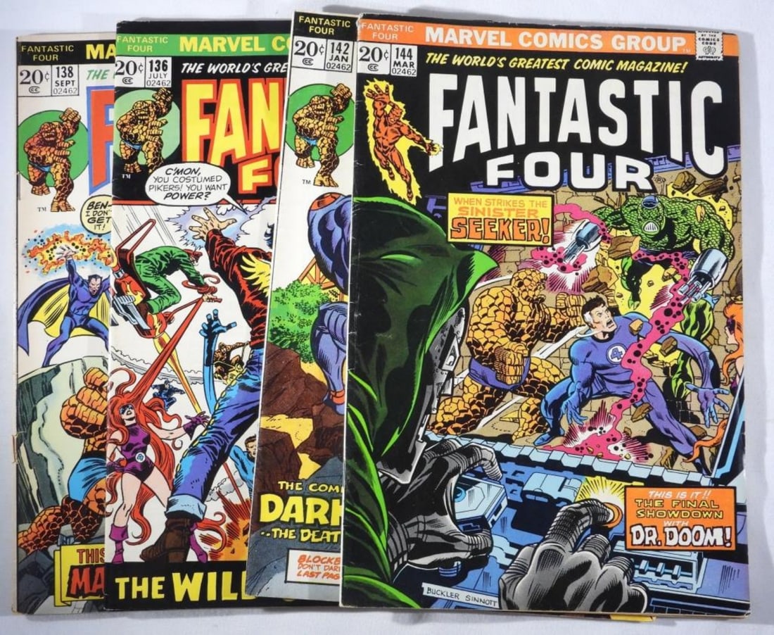(4) Marvel Fantastic Four G-VG (1 of 3)